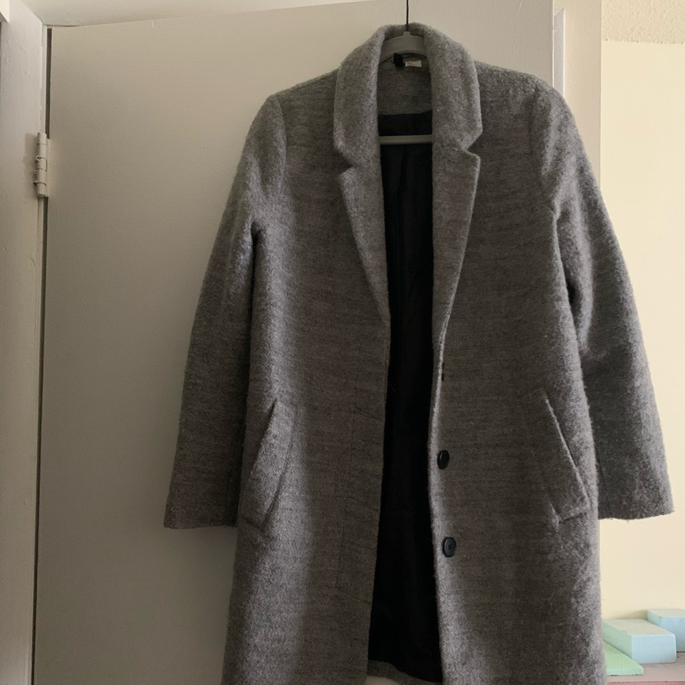 H & M Gray Overcoat